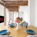 Appartamento Quartier Fontaine Chatelet Les Halles Free Netflix *